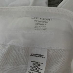 calvin klein white pants